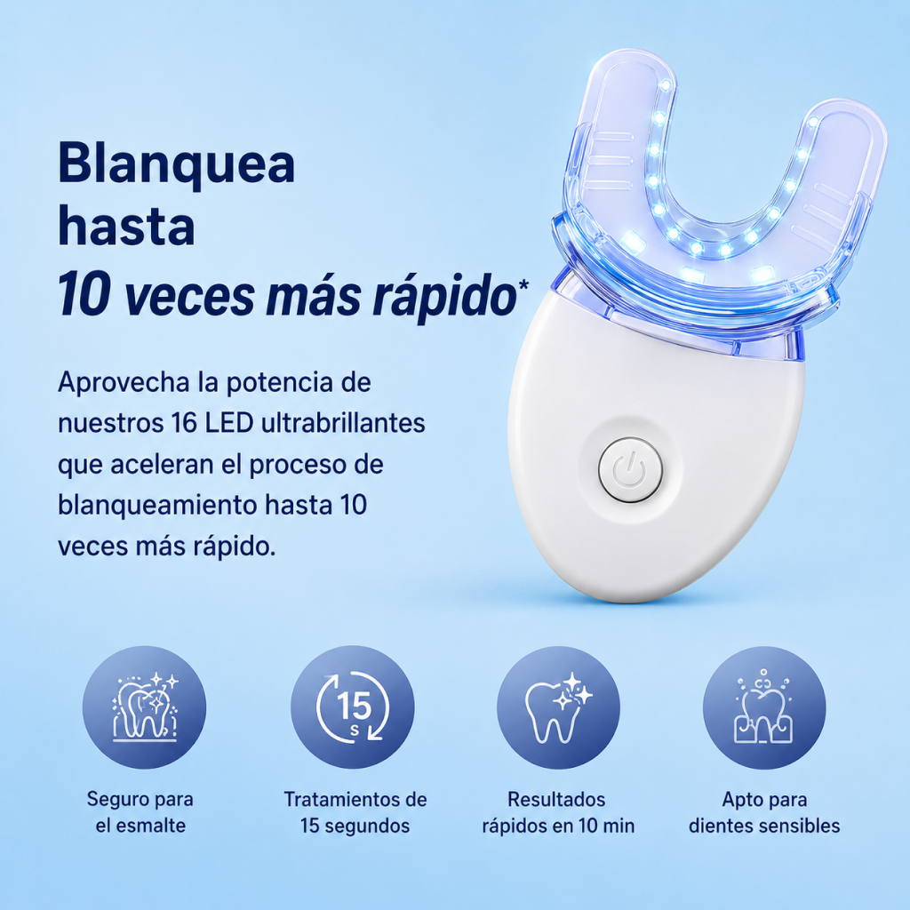 Blanqueador Dental LED portatil